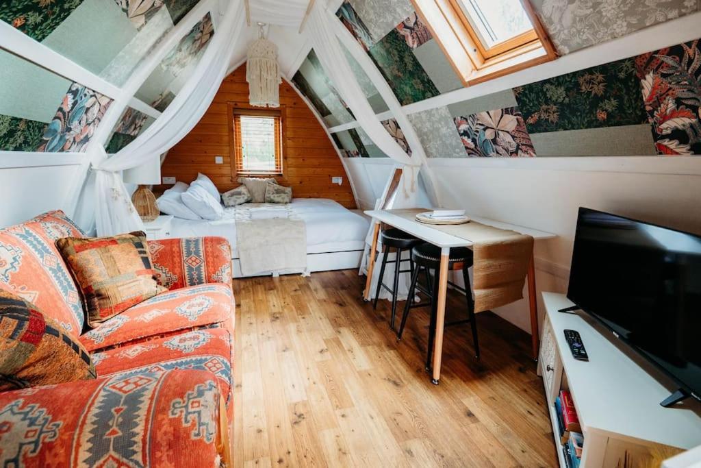 Robin Nest - Cosy Shepherd'S Hut Hideaway Callington Exterior foto