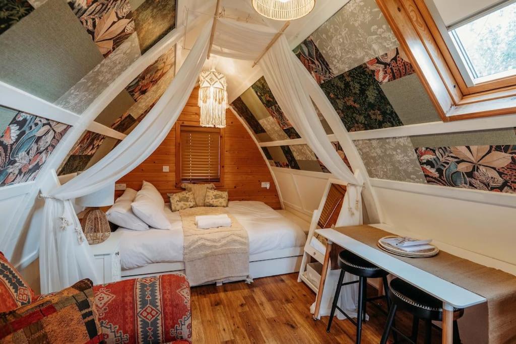 Robin Nest - Cosy Shepherd'S Hut Hideaway Callington Exterior foto